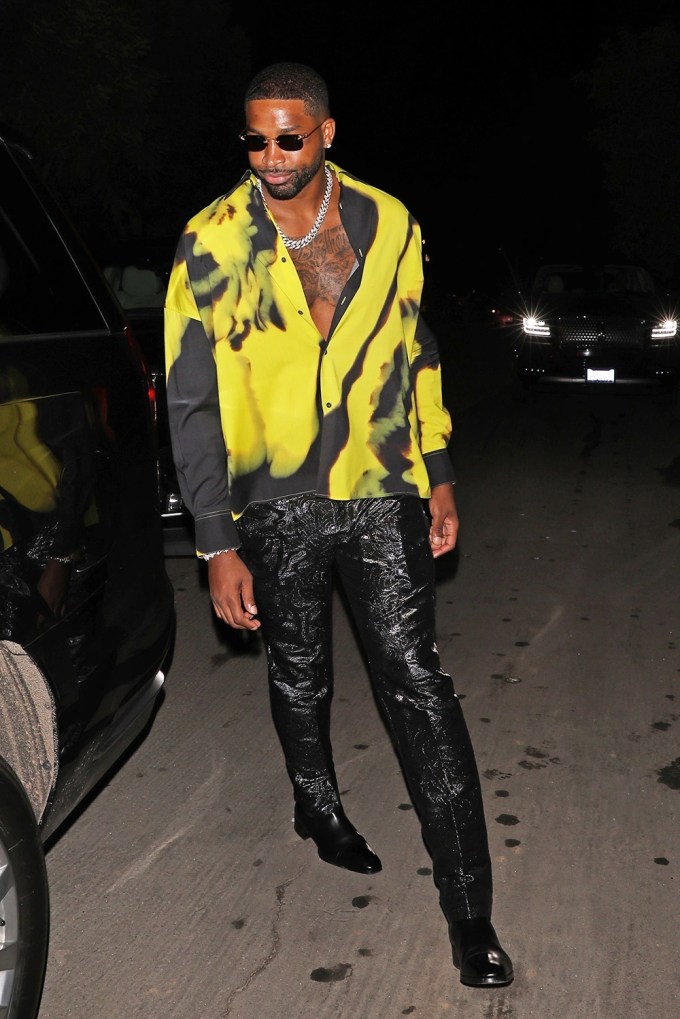 Tristan Thompson at Beyonce’s 41st Birthday