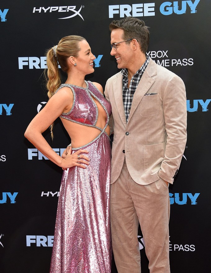 Blake Lively & Ryan Reynolds at the ‘Free Guy’ Premiere