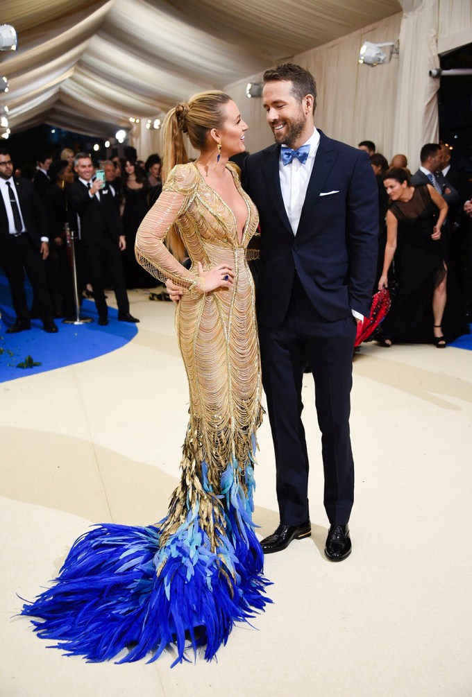 Blake Lively & Ryan Reynolds at the 2017 Met Gala