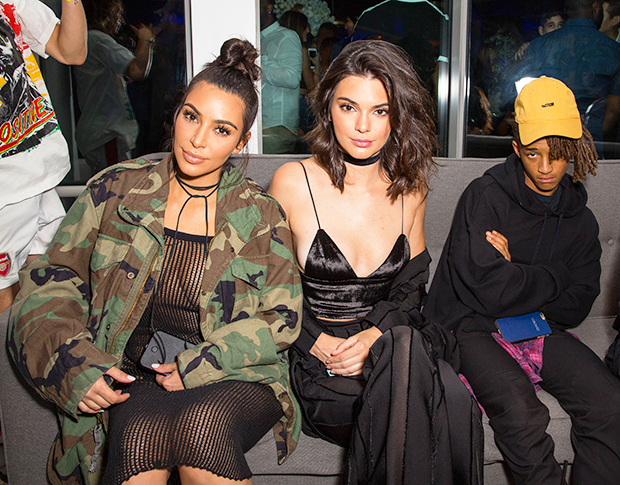 Kim Kardashian, Kendall Jenner, Jaden Smith