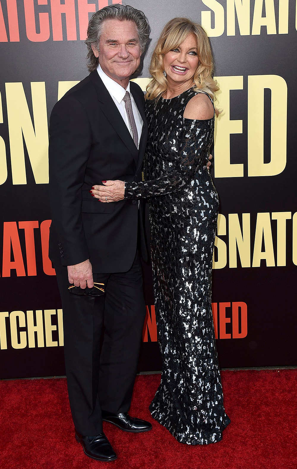 Kurt Russell, left, and Goldie Hawn arrive at the Los Angeles premiere of "Snatched" at the Regency Village Theatre on
LA Premiere of "Snatched" - Arrivals, Los Angeles, USA - 10 May 2017