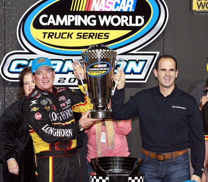 Marcus Lemonis At The NASCAR Camping World Truck Series