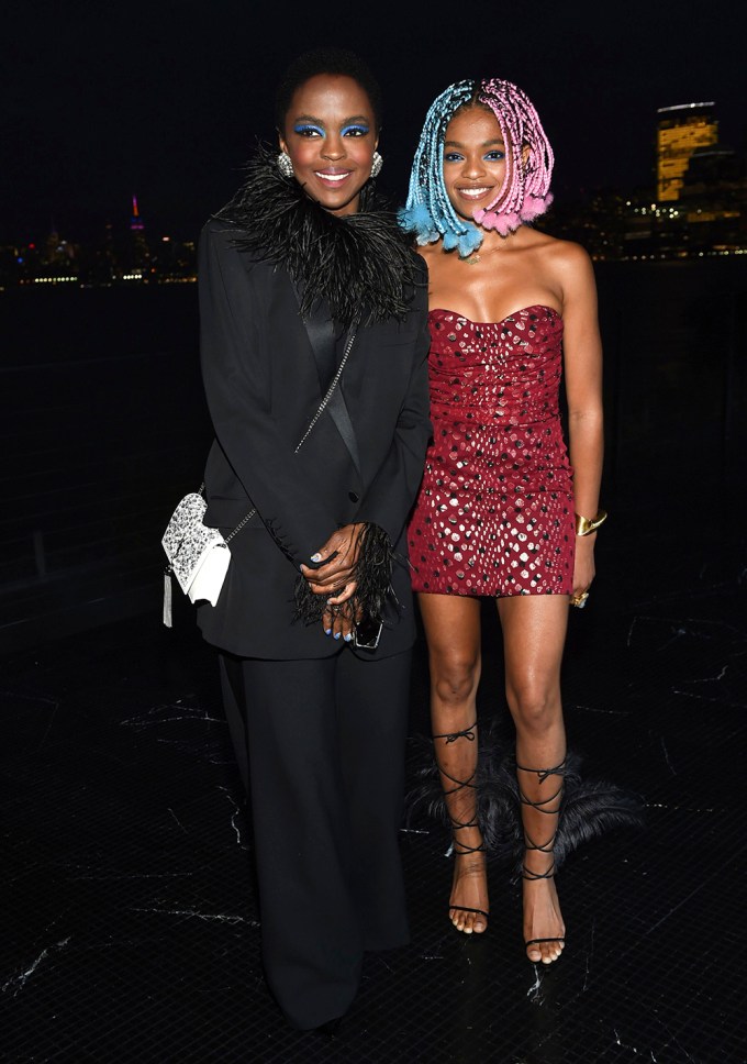 Selah Marley & Lauryn Hill At A Saint Laurent Fashion Show