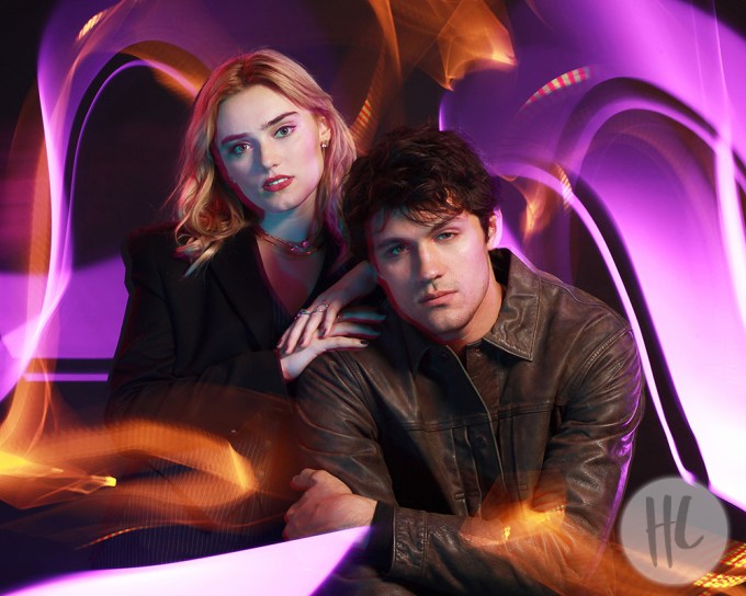 Meg Donnelly & Drake Rodger At HL’s NYCC Portrait Studio