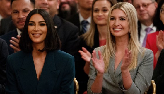 Kim Kardashian and Ivanka Trump