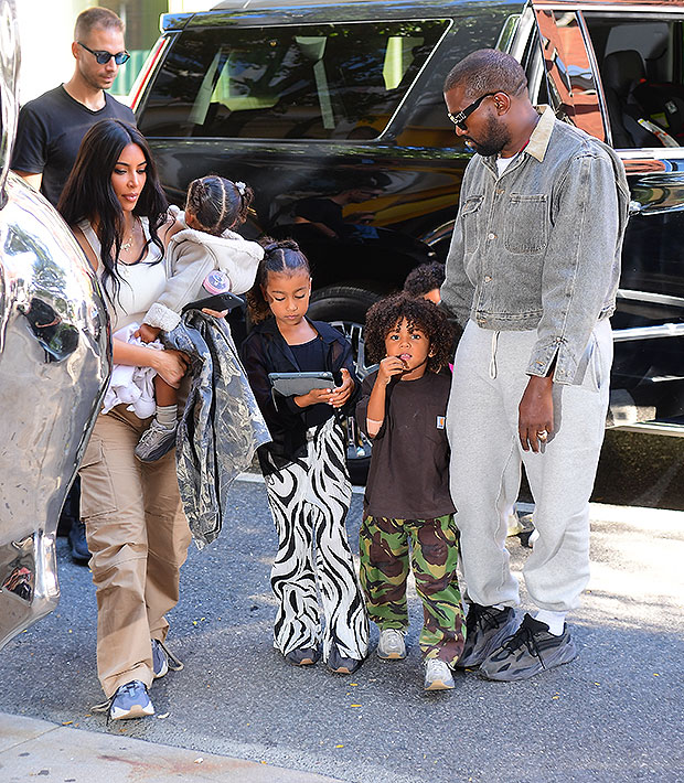 Kim Kardashian, Kanye West, Kids