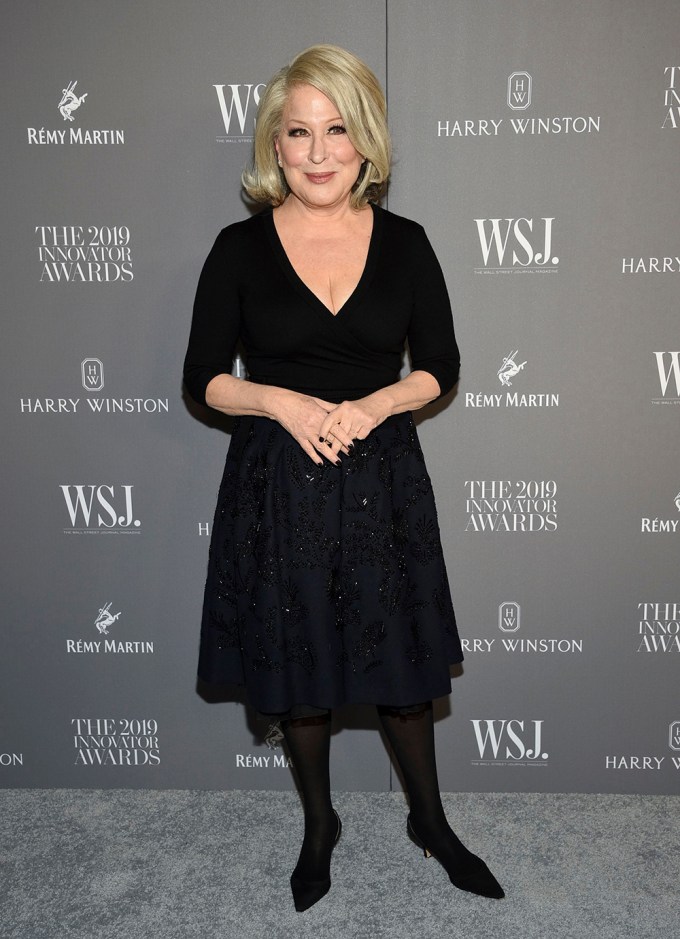 Bette Midler at WSJ Magazine’s 2019 Innovator Awards