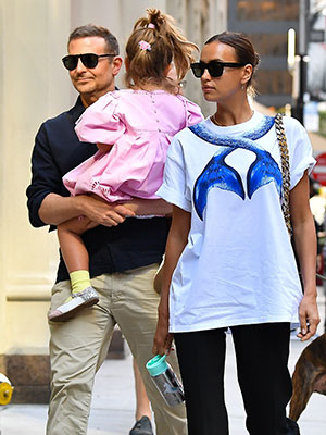 Bradley Cooper, Irina Shayk, Lea Cooper