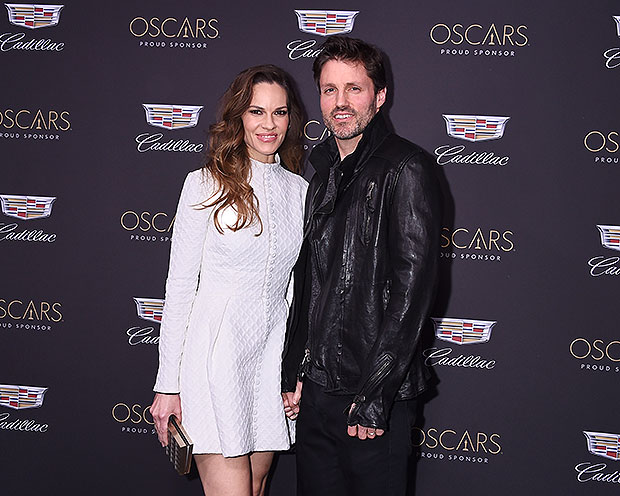 Hilary Swank and Philip Schneider