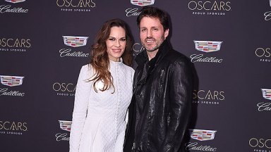 Hilary Swank and Philip Schneider