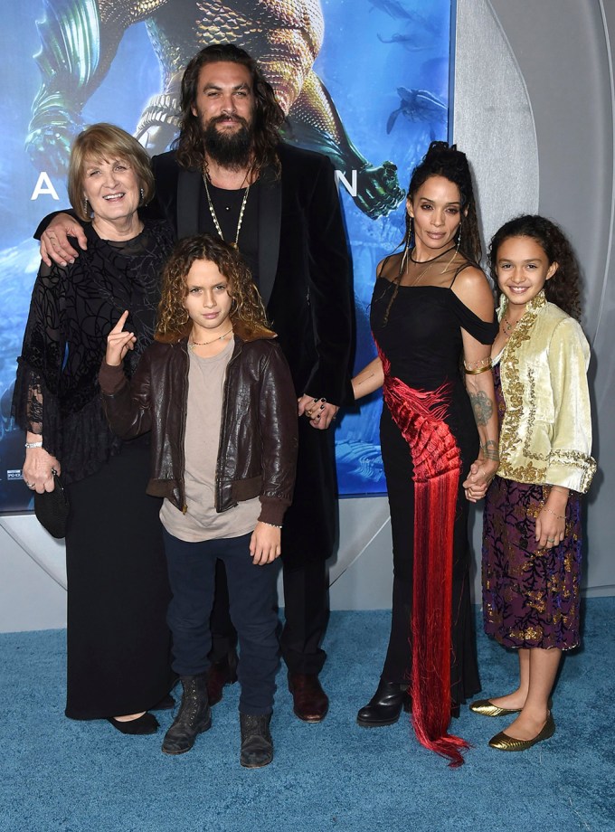 Lisa Bonet & Family at the Premiere of ‘Aquaman’