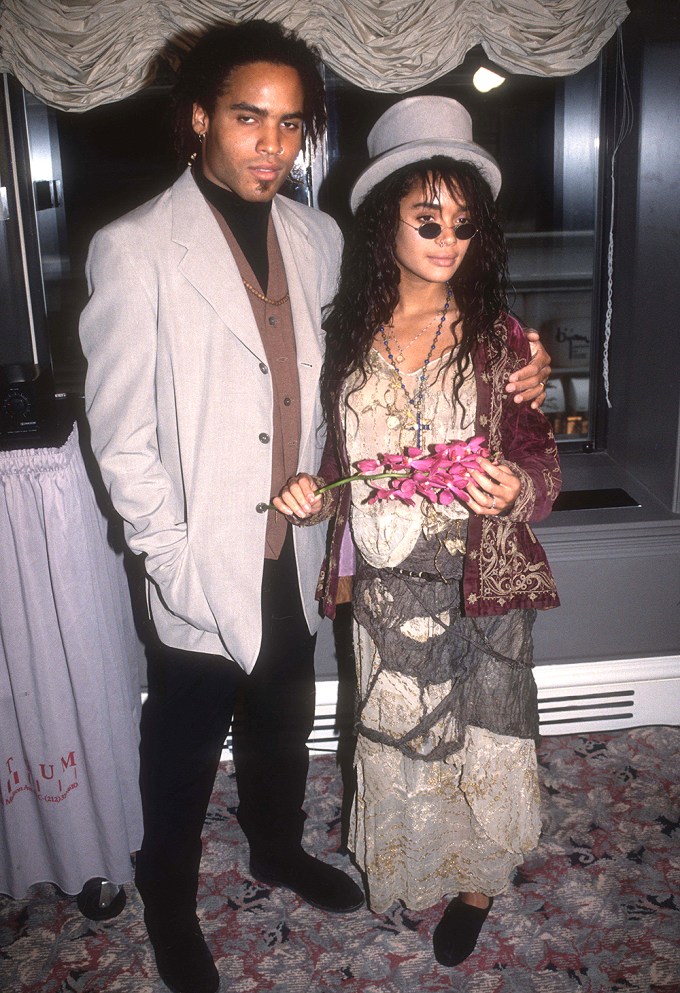 Lenny Kravitz & Lisa Bonet in 1980