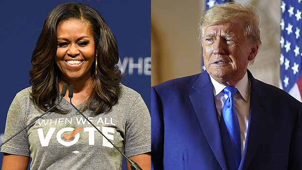 michelle obama, donald trump