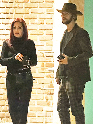 Priscilla Presley and son Navarone Garibaldi