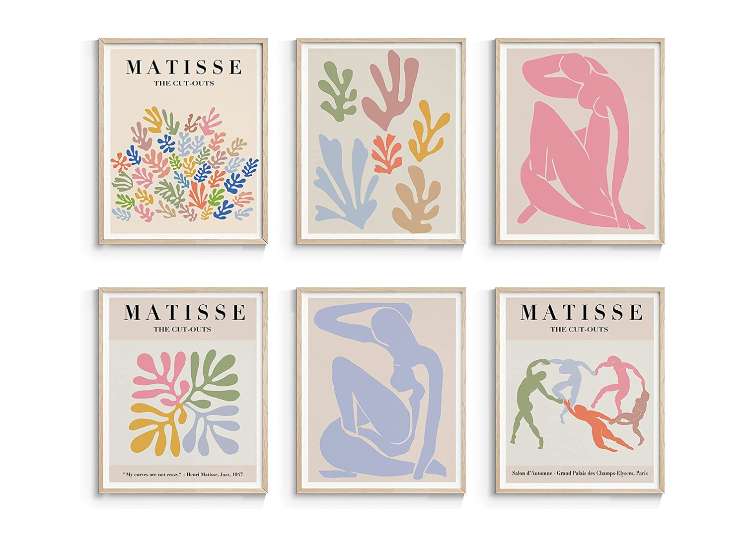 A set of Matisse prints.