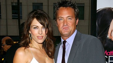 Matthew Perry and Elizabeth Hurley