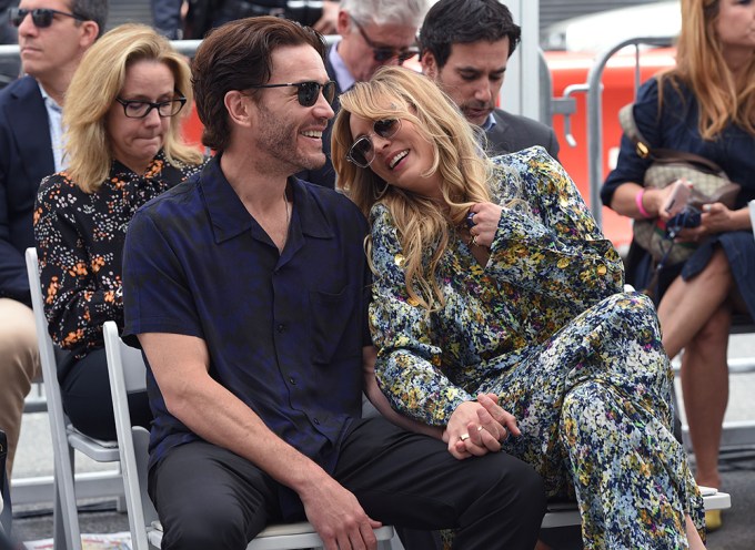 Kaley Cuoco & Tom Pelphrey at the Hollywood Walk of Fame