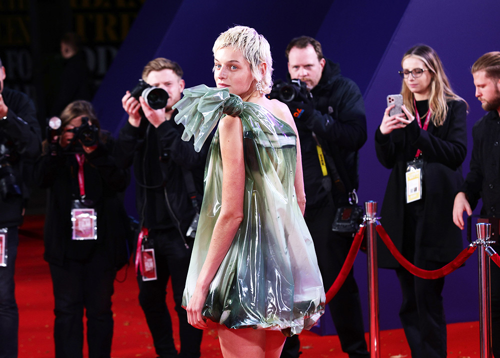 Emma Corrin
'My Policeman' premiere, 66th BFI London Film Festival, UK - 15 Oct 2022
Wearing JW Anderson Same Outfit as catwalk model *13398695k