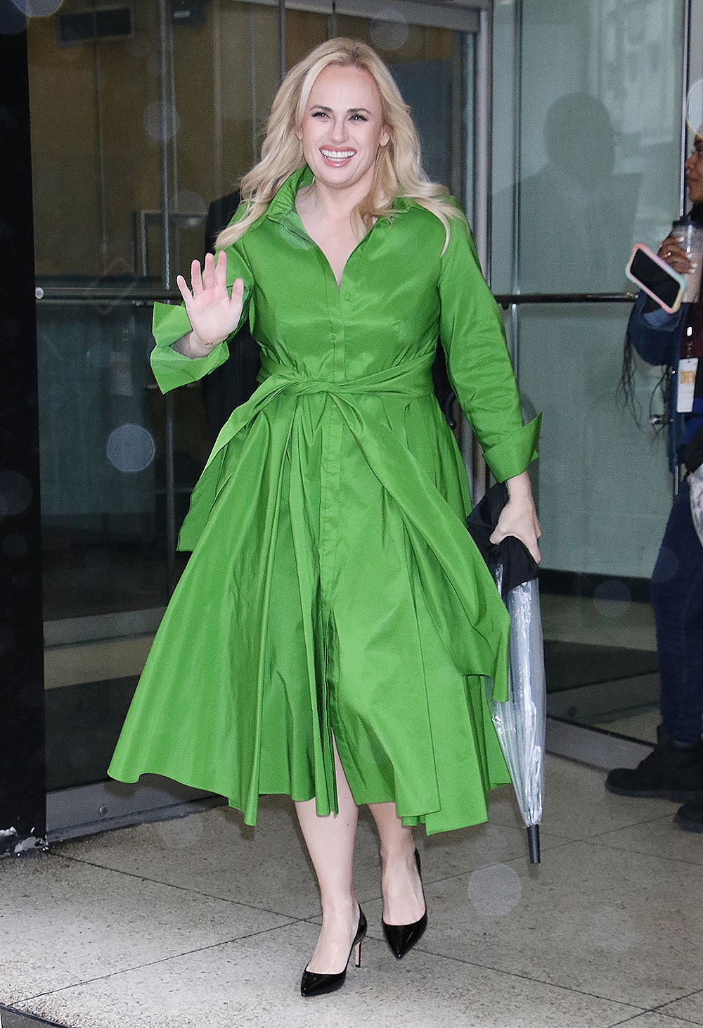 New York City, NY  - Rebel Wilson seen at The Drew Barrymore Show in New York City.

Pictured: Rebel Wilson

BACKGRID USA 28 FEBRUARY 2023 

BYLINE MUST READ: MediaPunch / BACKGRID

USA: +1 310 798 9111 / usasales@backgrid.com

UK: +44 208 344 2007 / uksales@backgrid.com

*UK Clients - Pictures Containing Children
Please Pixelate Face Prior To Publication*