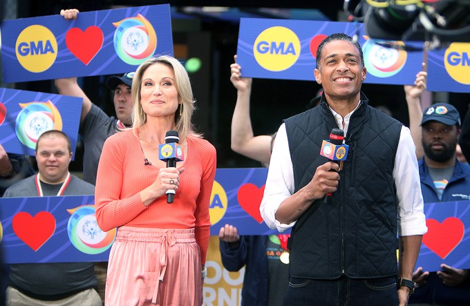 Amy Robach & T.J. Holmes Host ‘GMA’