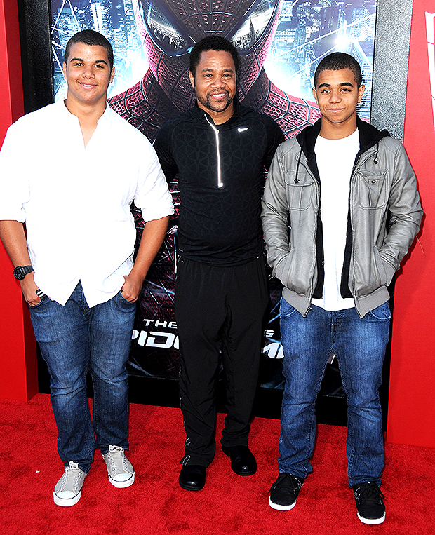 Cuba Gooding Jr., Spencer Gooding, Mason Gooding