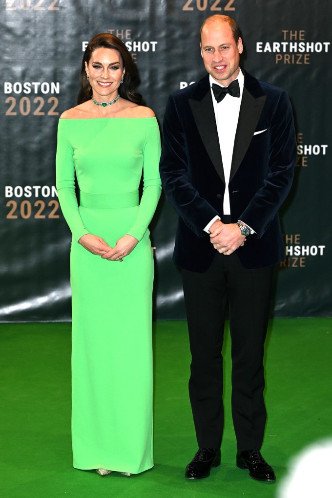 Prince William and Kate Middleton at the Earthshot Prize Awards