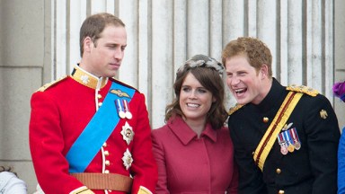 princess eugenie, prince harry, prince william