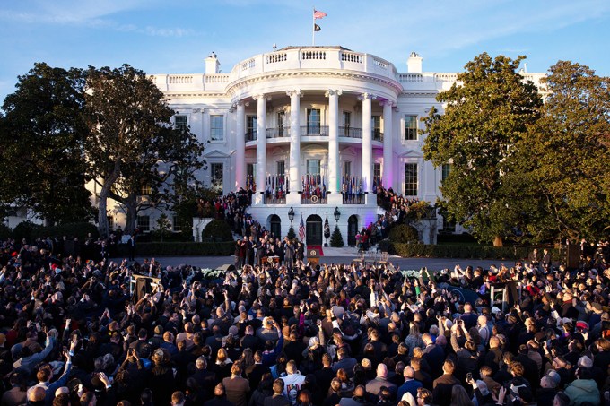 The White House Lights Up In Rainbow Colors