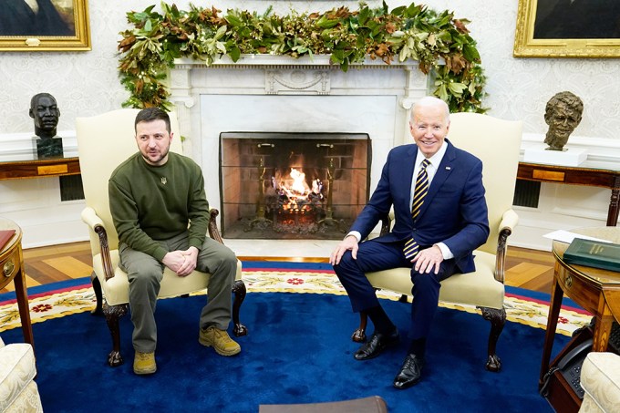 Volodymyr Zelenskyy With Joe Biden