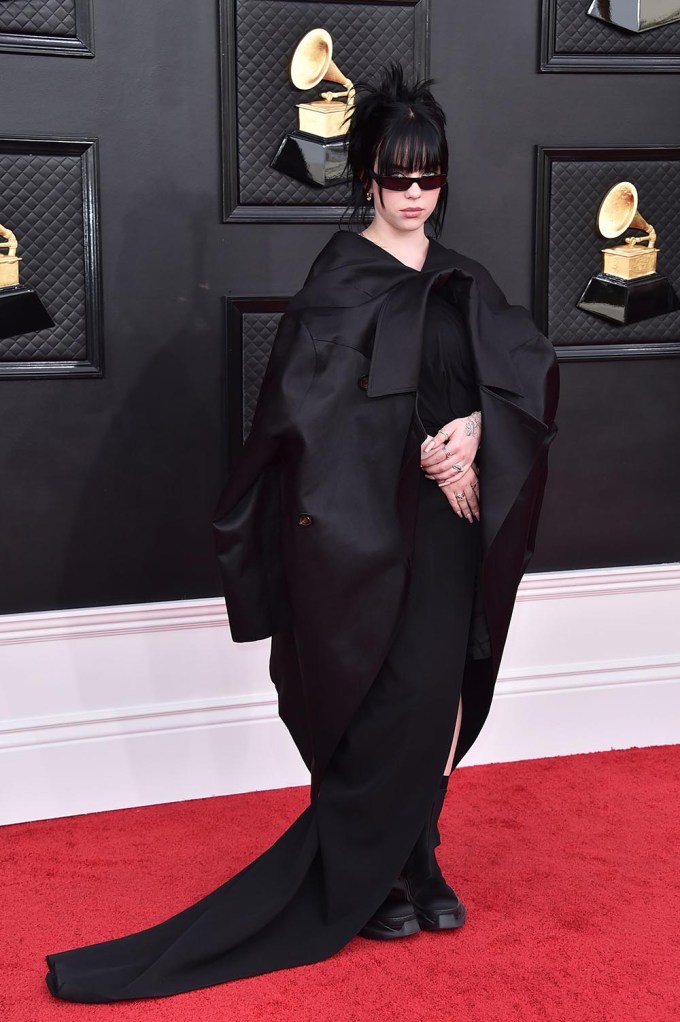 Billie Eilish at 2022 Grammys