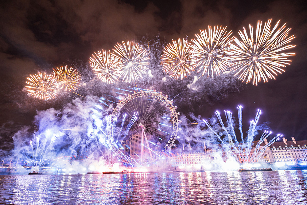 New Year's Eve Fireworks In London, United Kingdom - 01 Jan 2023