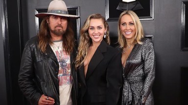 Miley, Tish, and Billy Ray Cyrus