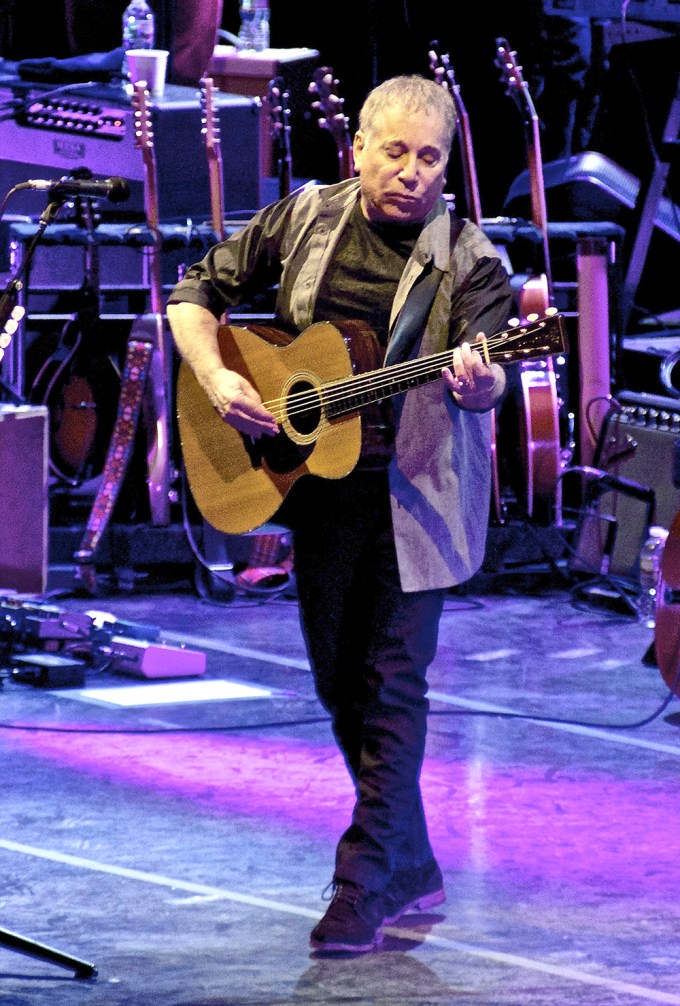 Paul Simon Performs In New York