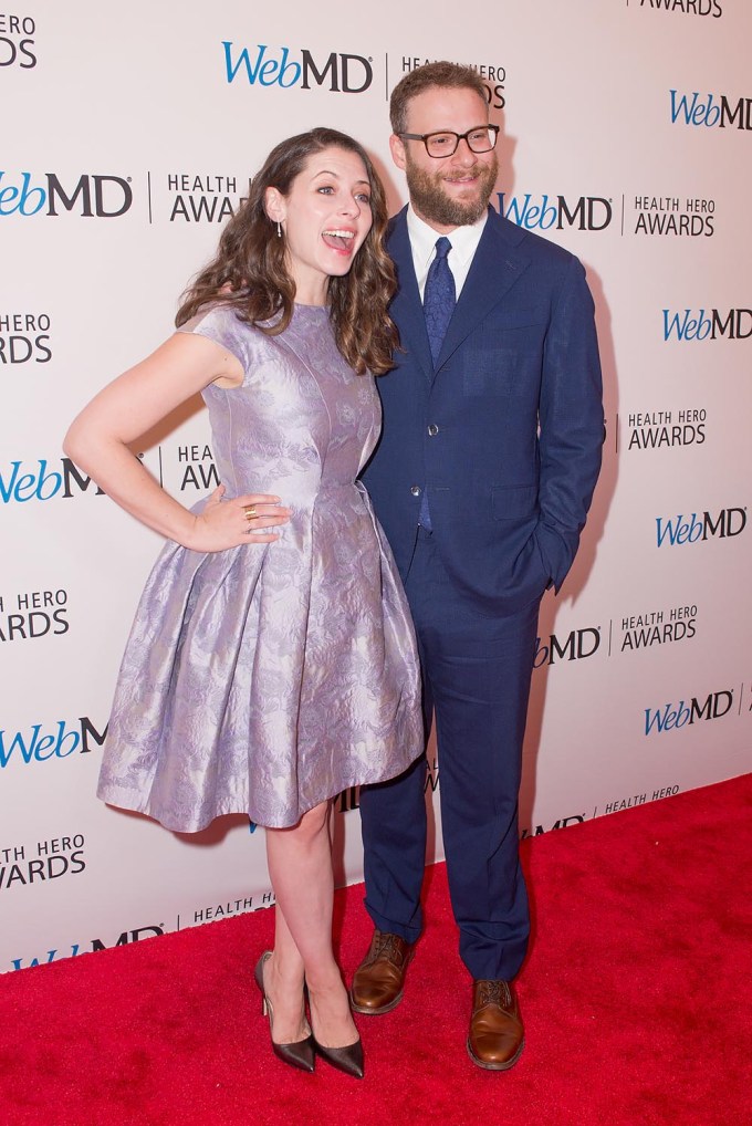 Seth Rogen & Lauren Miller In New York