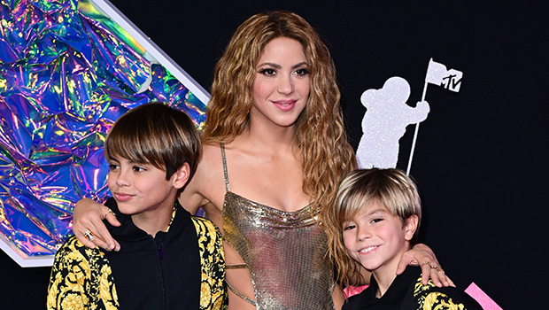 Shakira and her sons Milan and Sasha