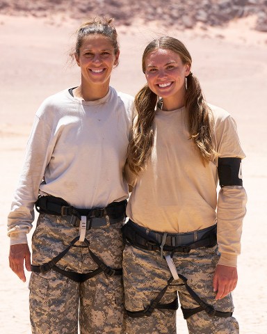 SPECIAL FORCES: WORLD'S TOUGHEST TEST: L-R: Carli Lloyd and Hannah Brown in the “Interrogation” season finale episode of SPECIAL FORCES: WORLD'S TOUGHEST TEST airing Wednesday, March 1 (9:00-10:00 PM ET/PT) on FOX. CR: Pete Dadds / FOX. ©2022 FOX Media LLC.