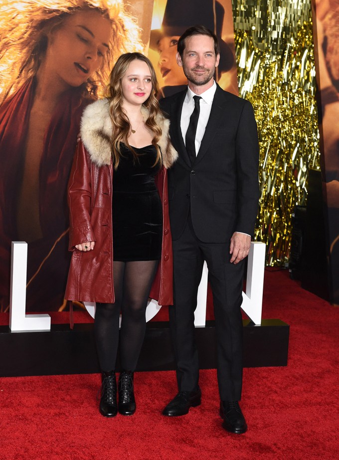 Tobey Maguire & Daughter Ruby