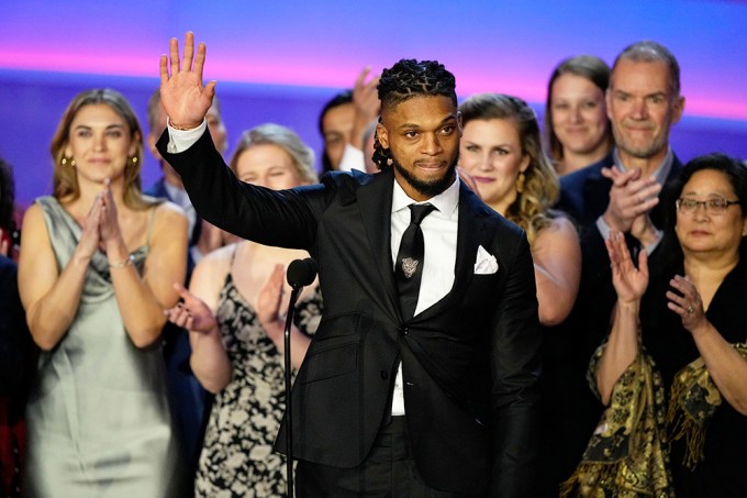 Damar Hamlin Gives A Speech At The NFL Honors