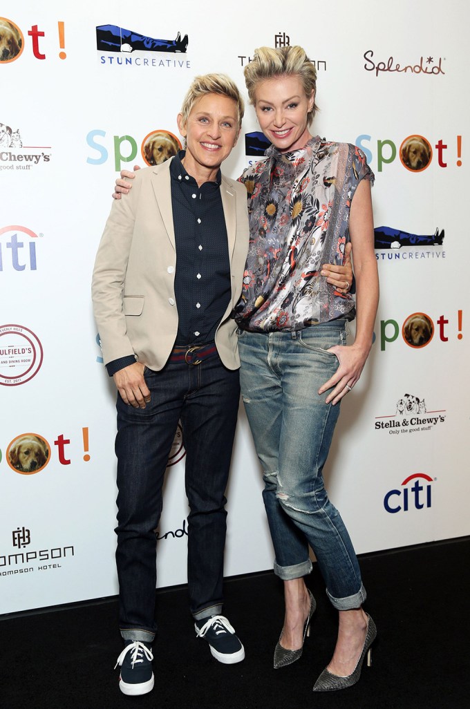 Ellen DeGeneres & Portia de Rossi in 2013