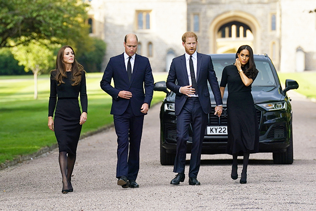 Prince William, Kate Middleton, Prince Harry, Meghan Markle