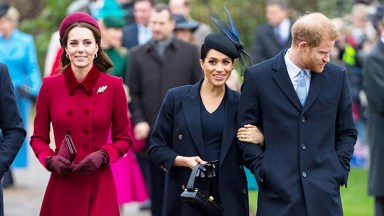 Kate Middleton, Meghan Markle, and Prince Harry