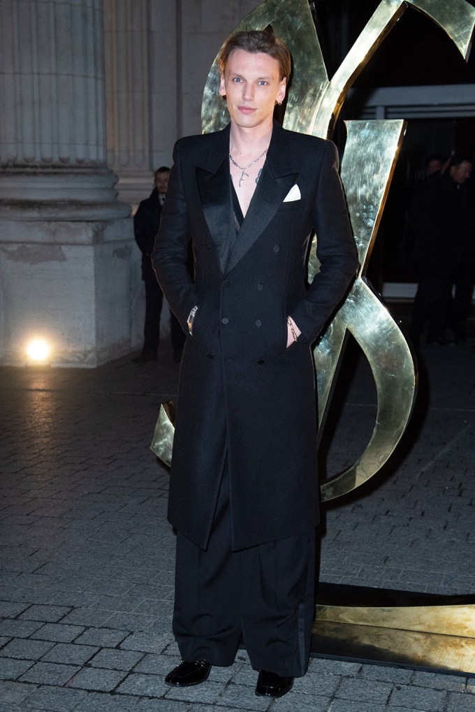 Jamie Campbell Bower At Saint Laurent