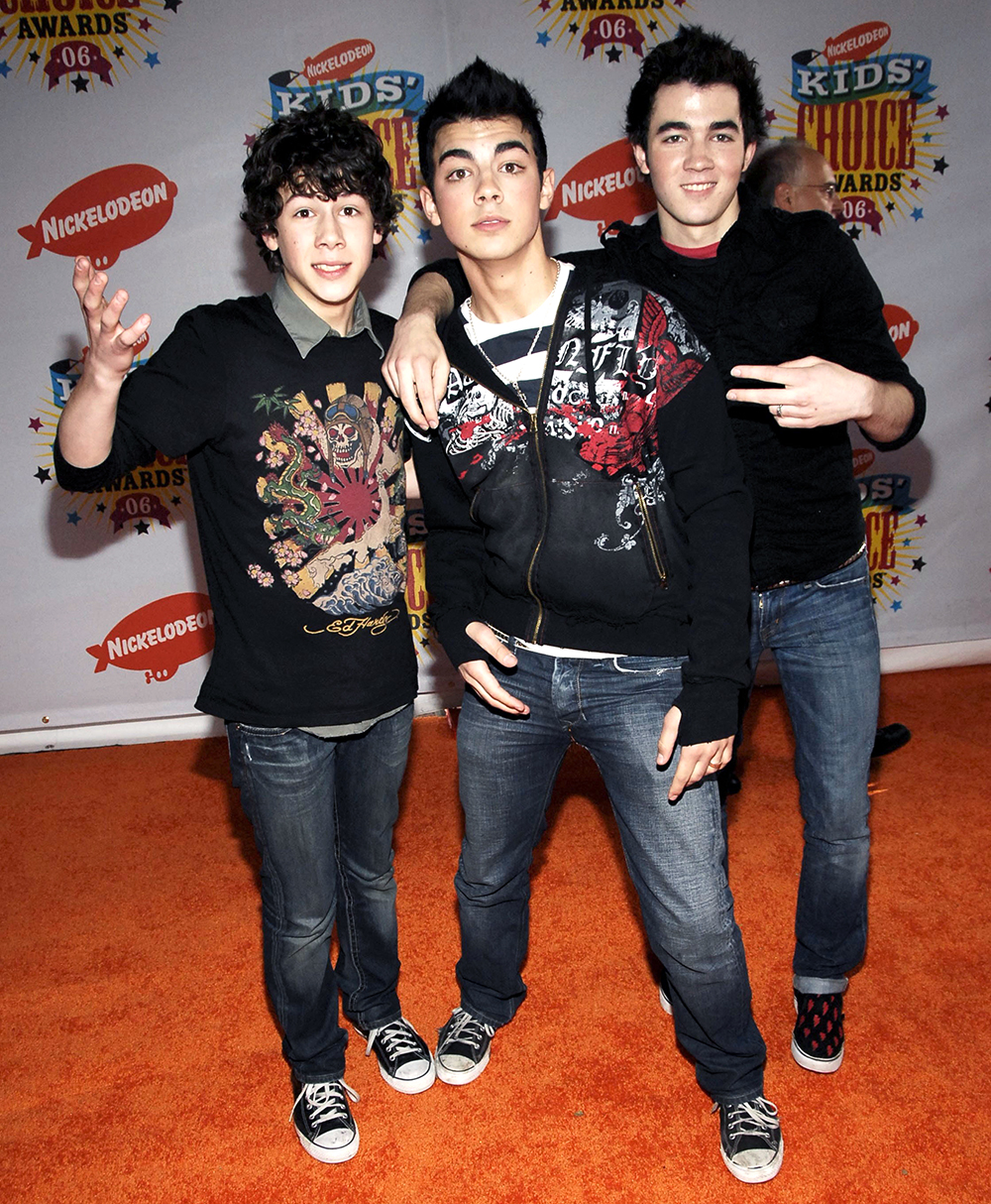 The Jonas Brothers - Nick Jonas, Joe Jonas and Kevin Jonas2006 Kids Choice Awards, Los Angeles, America - 01 Apr 2006