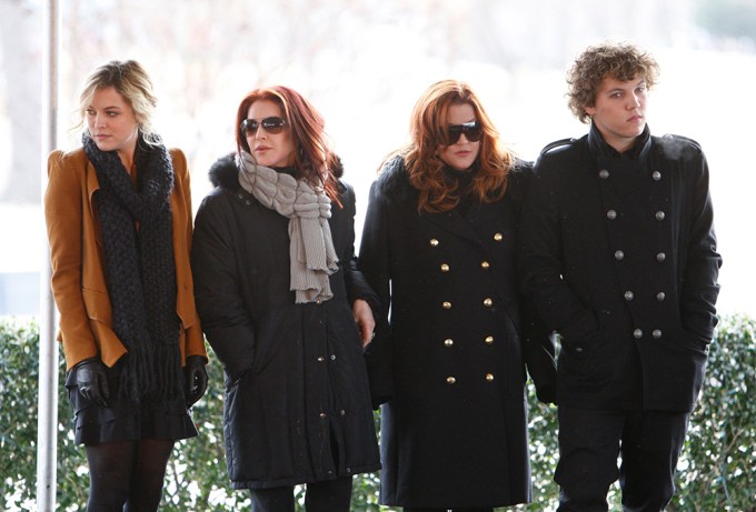 Lisa Marie Presley & Family in 2010