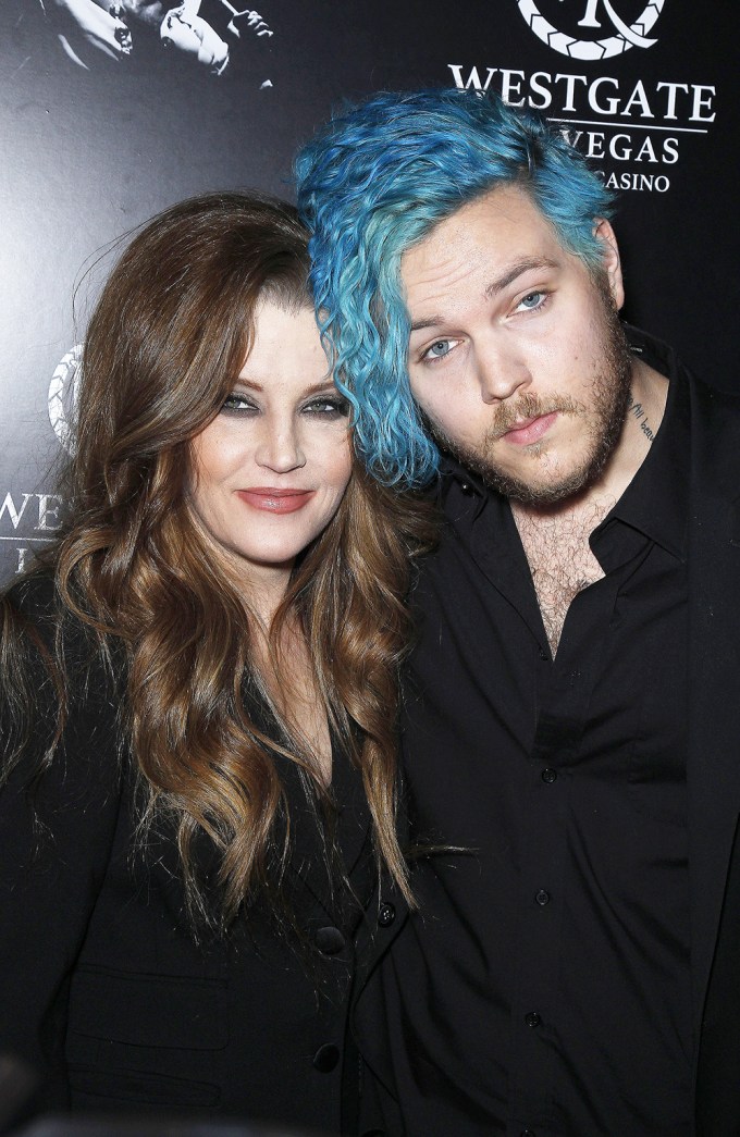 Lisa Marie Presley & Her Son in 2015