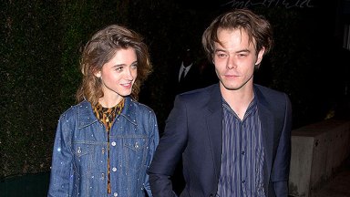 Natalia Dyer and Charlie Heaton