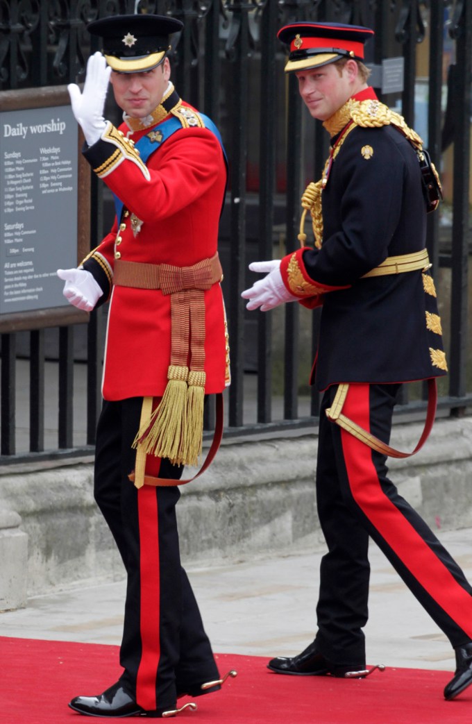 Prince Harry With Prince William at His 2011 Wedding