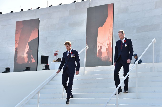 Prince Harry & Prince William in 2017