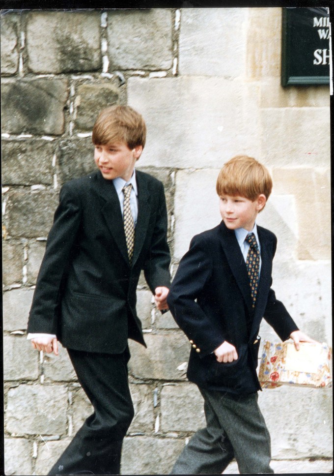 Prince William & Prince Harry in 1994