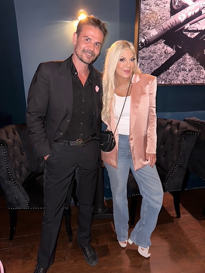 Tori Spelling & Yannis Vasilas